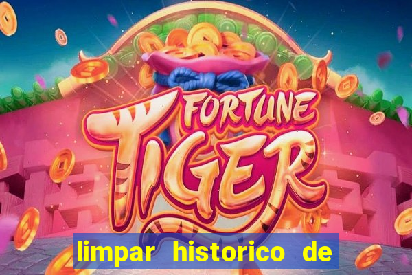 limpar historico de apostas bet365